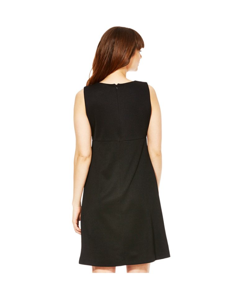 Beige Linen Midi Dress - Image 3